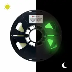 ELAS 3D GLOW PLA Yeşil Makaralı Filament 1,75mm 1kg