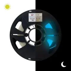 ELAS 3D GLOW PLA Mavi Makaralı Filament 1,75mm 1kg